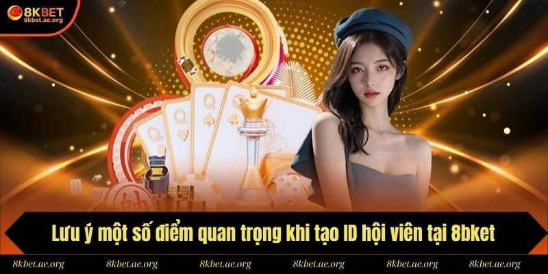 Lưu ý một số điểm quan trọng khi tạo ID hội viên tại 8bket